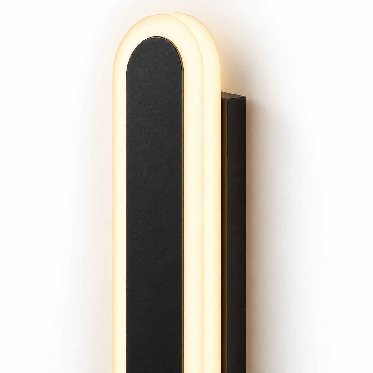 Applique murale linéaire LED noire, photo 3