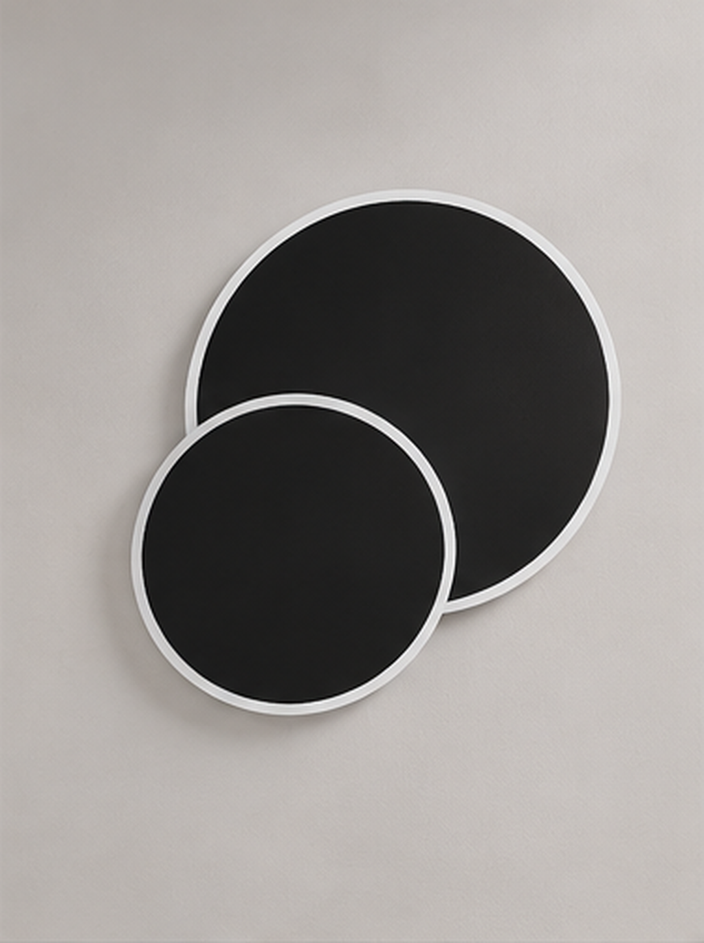 Applique murale Éclipse LED noire éteinte